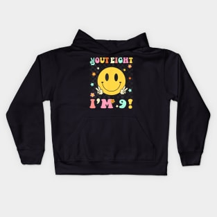 Im 9 Birthday Boys Girls 9Th Birthday 9 Years Old Kids Hoodie